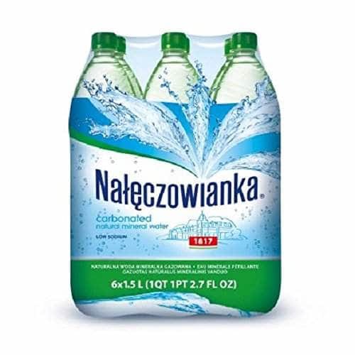 NALECZOWIANKA NALECZOWIANKA Carbonated Natural Mineral Water 6 Count, 9 lt