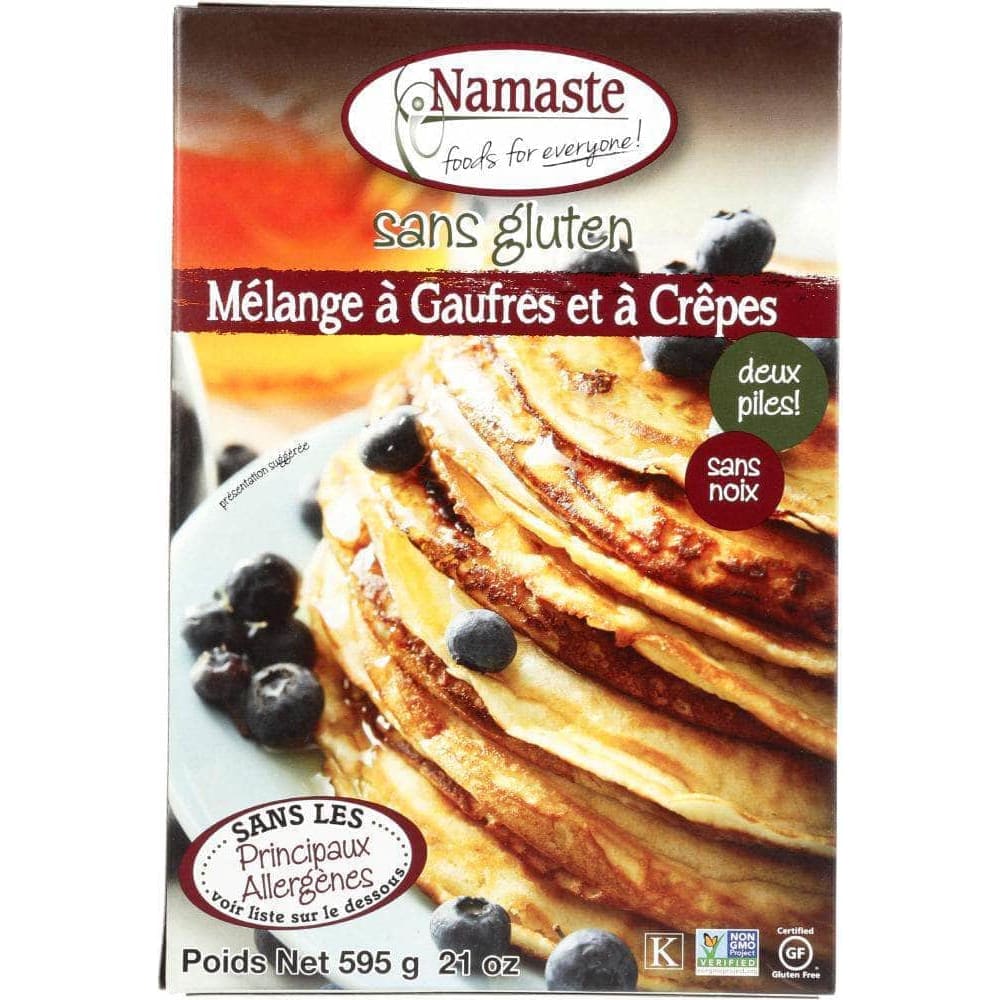 Namaste Namaste Foods Waffle & Pancake Mix Gluten Free, 21 oz