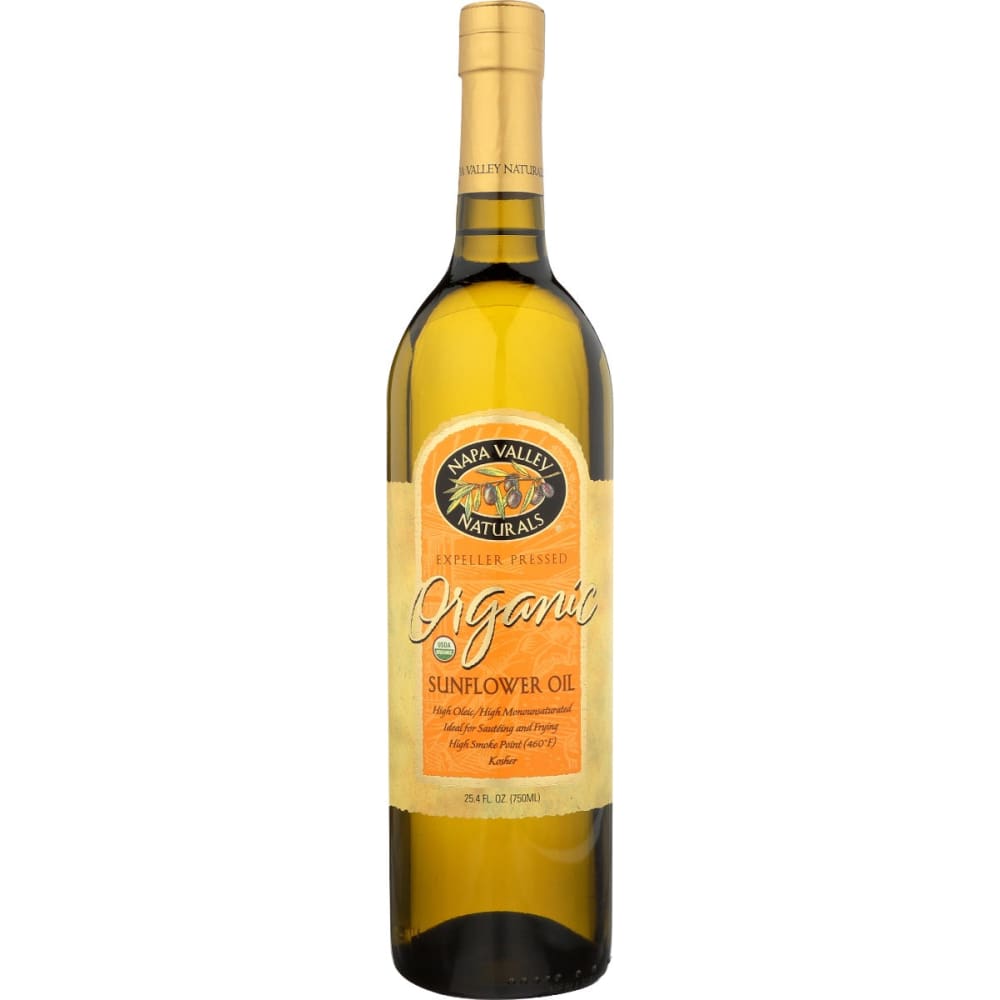 NAPA VALLEY NATURALS: Organic Sunflower Oil 25.4 oz (Pack of 2) - Cooking & Baking > Cooking Oils & Sprays - NAPA VALLEY NATURALS