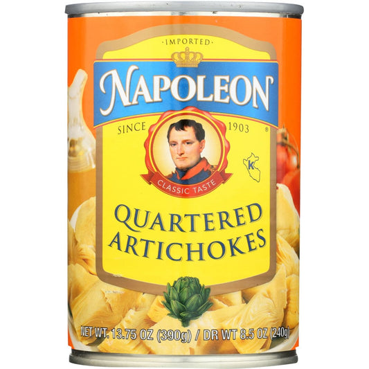 NAPOLEON: Artichoke Quartered 13.75 oz (Pack of 5) - Napoleon Co. > Canned Vegetables - NAPOLEON