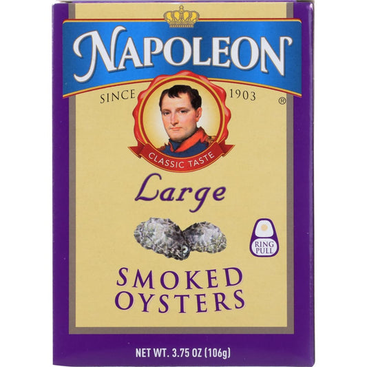 NAPOLEON: Oyster Smoked Large 3.66 oz (Pack of 5) - Meat Poultry & Seafood - NAPOLEON