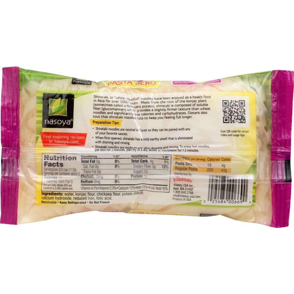 NASOYA: Pasta-Shirataki Fettuccine 8 oz - Grocery > Pantry > Pasta and Sauces - Nasoya