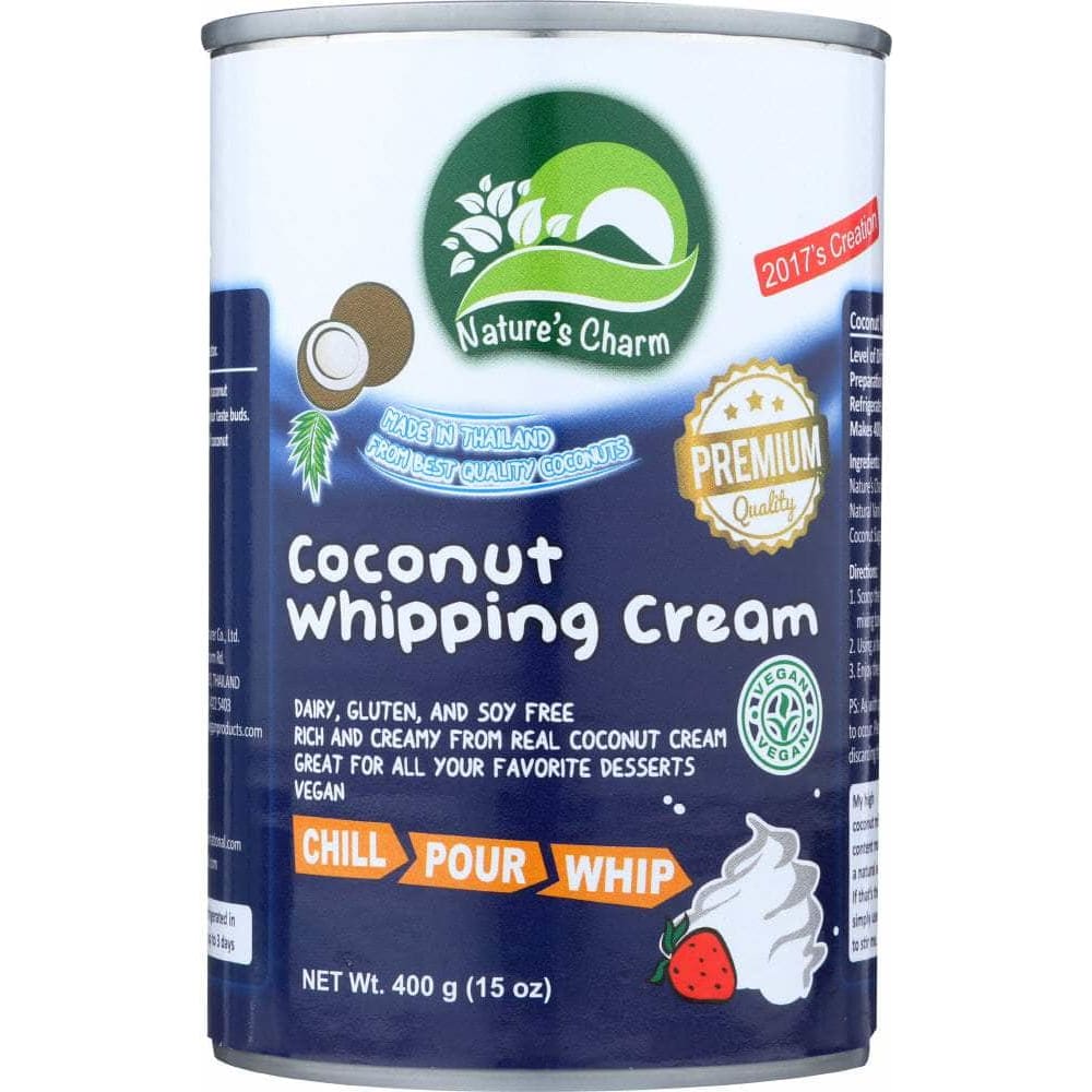 Natures Charm Natcharm Whipping Coconut Cream, 15 oz