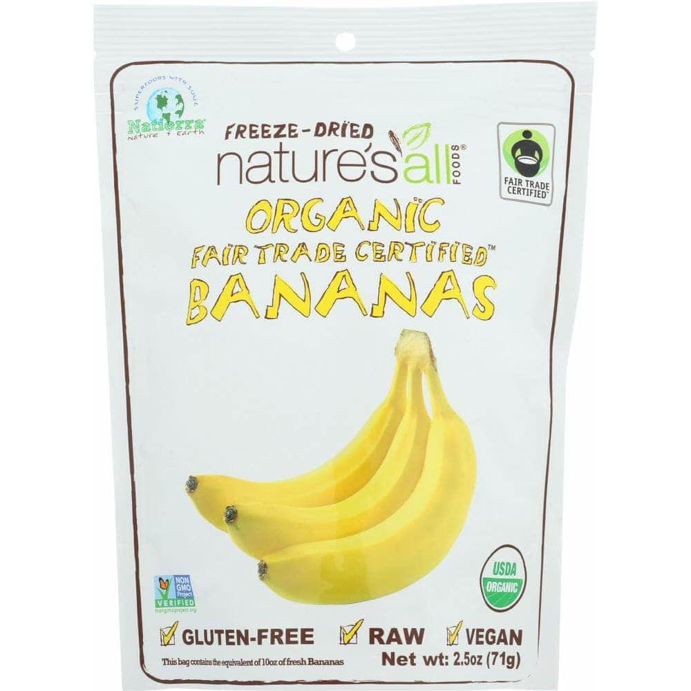 Natierra Natierra Nature'S All Organic Freeze Dried Banana, 2.5 oz