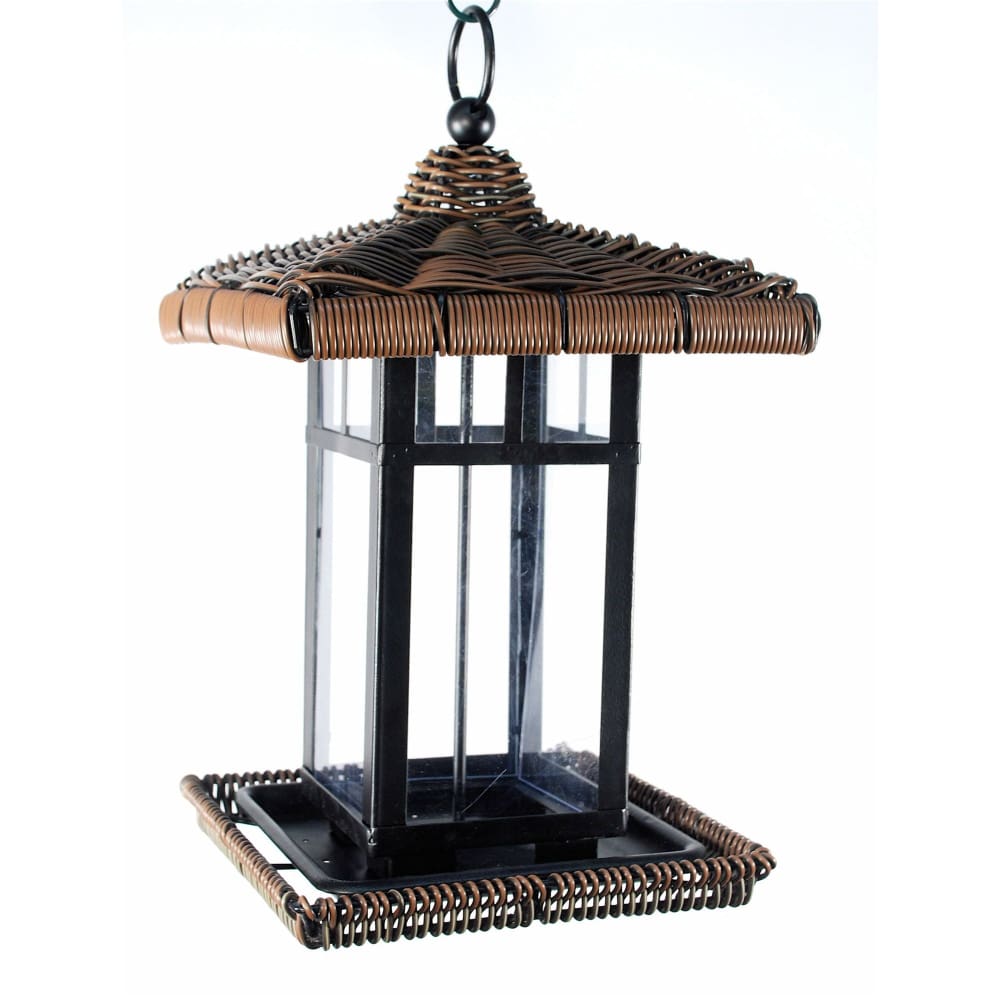 National Audubon Wicker Lantern Bird Feeder - Home/Patio & Outdoor Living/Outdoor Lighting/ - Unbranded