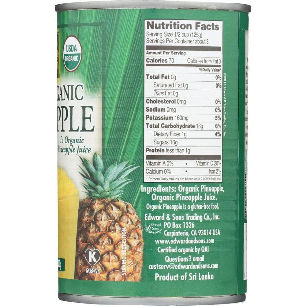 Native Forest Native Forest Organic Crushed Pineapple, 14 oz