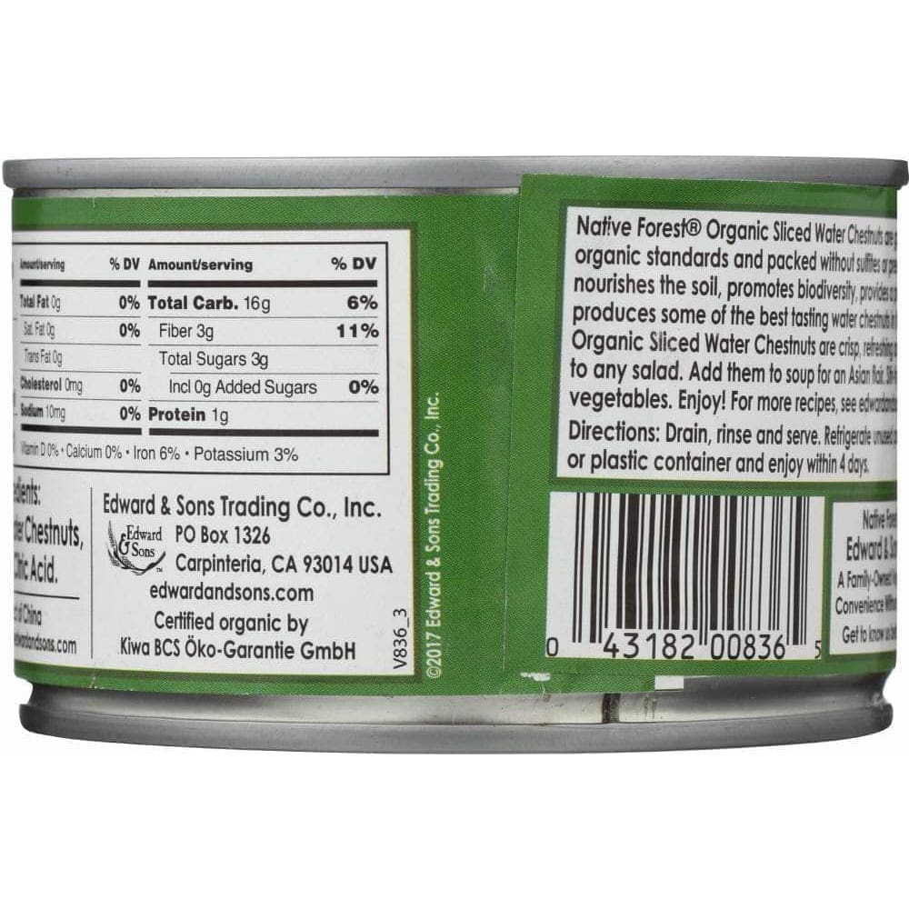 Native Forest Native Forest Organic Sliced Water Chestnuts, 8 oz