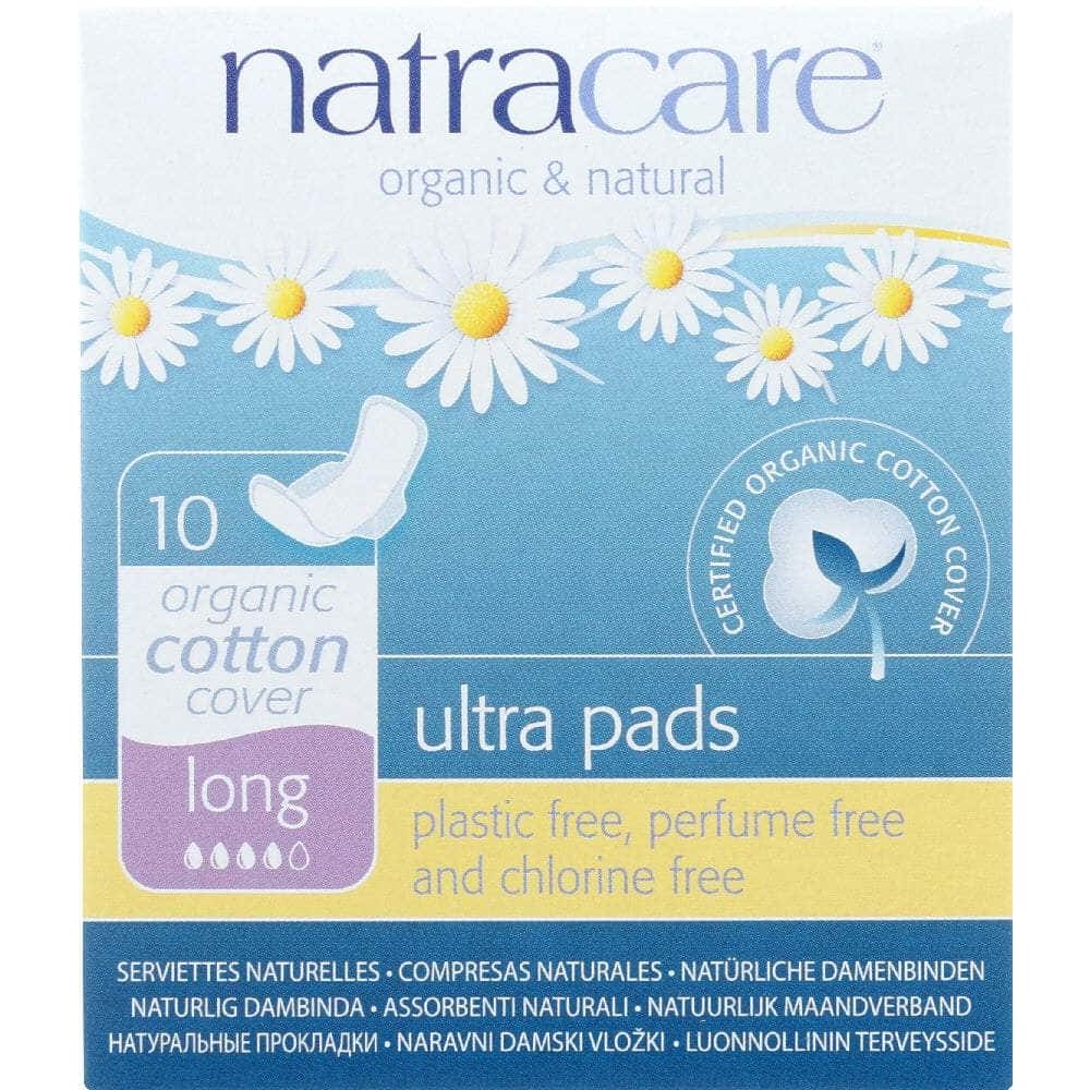 Natracare Natracare Natural Pads Ultra Long with Wings, 10 pads