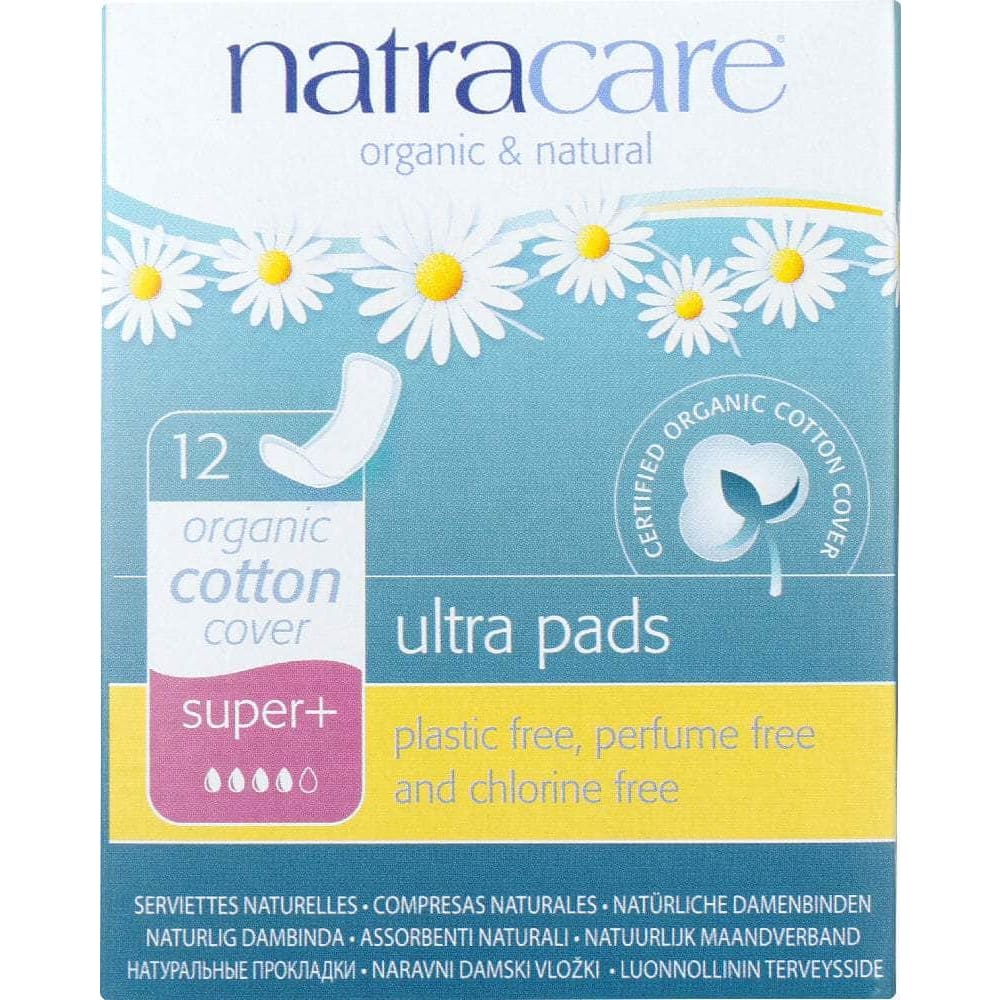 Natracare Natracare Ultra Super Plus Pads, 12 pc