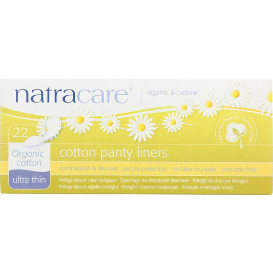 NATRACARE Natracare Ultra Thin Panty Liners, 22 Pc
