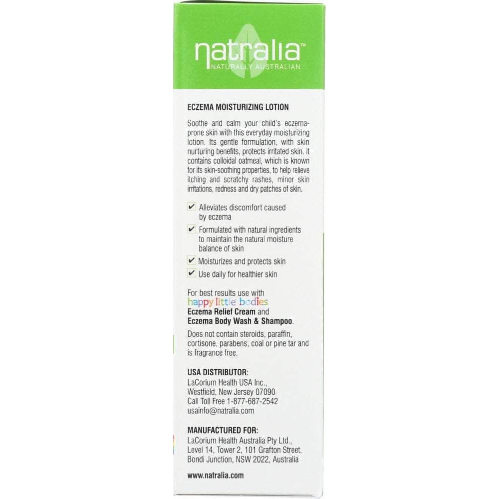 NATRALIA Natralia Happy Little Bodies Eczema Moisturizing Lotion, 6 Oz