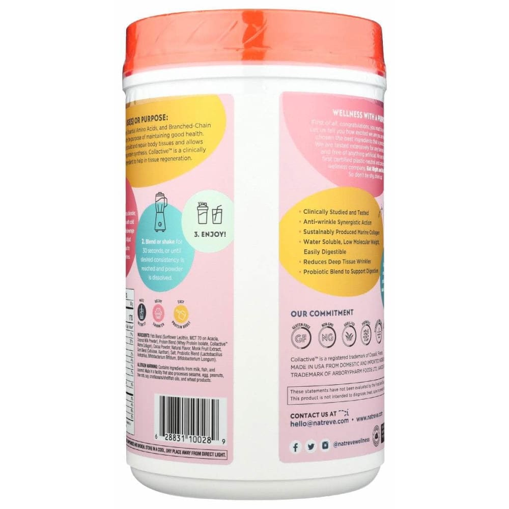 NATREVE Natreve Keto Collagen Brwnie Pwdr, 500 Gm