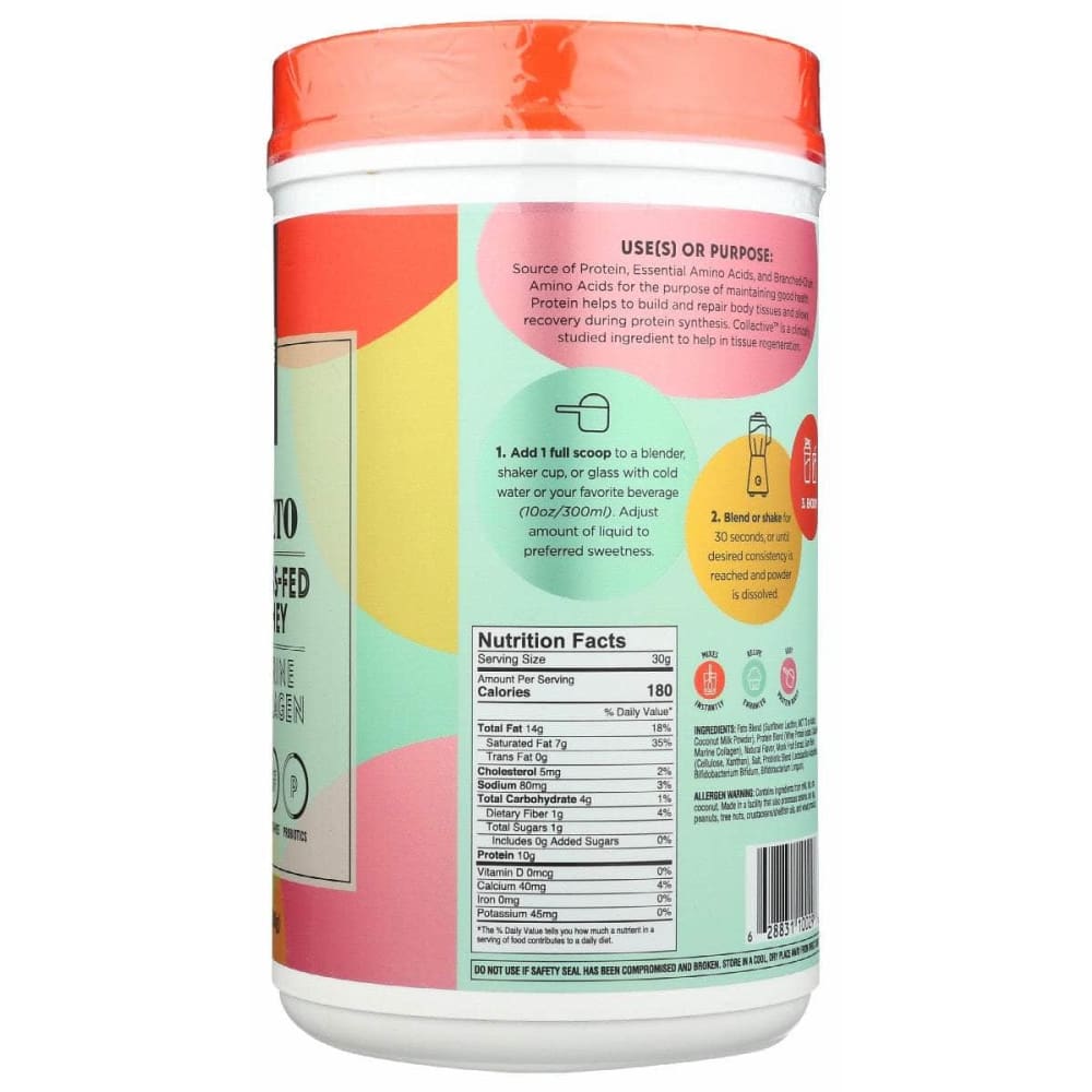 NATREVE Natreve Keto Collagen Vnla Pwdr, 500 Gm