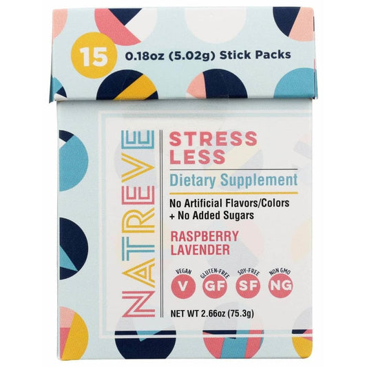 NATREVE Natreve Stress-Less Pwdr 15Pkt, 75.3 Gm