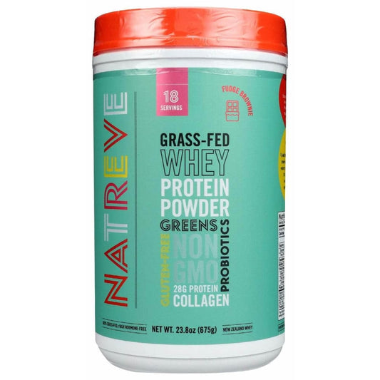 NATREVE Natreve Whey Prtn Pwdr Fdg Brwnie, 675 Gm