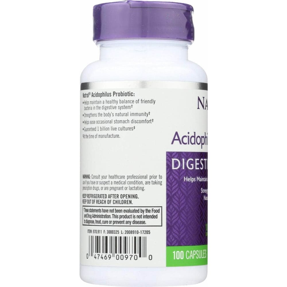 NATROL Natrol Natrol Acidophilus Probiotic 100Mg, 100 Cp