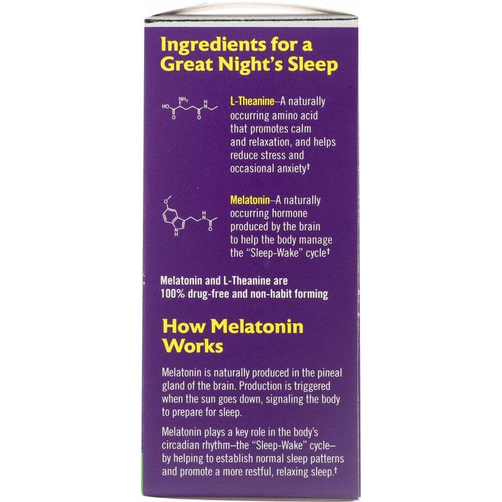 Natrol Natrol Advanced Melatonin Calm Sleep Fast Dissolve Strawberry Flavor, 60 tablets