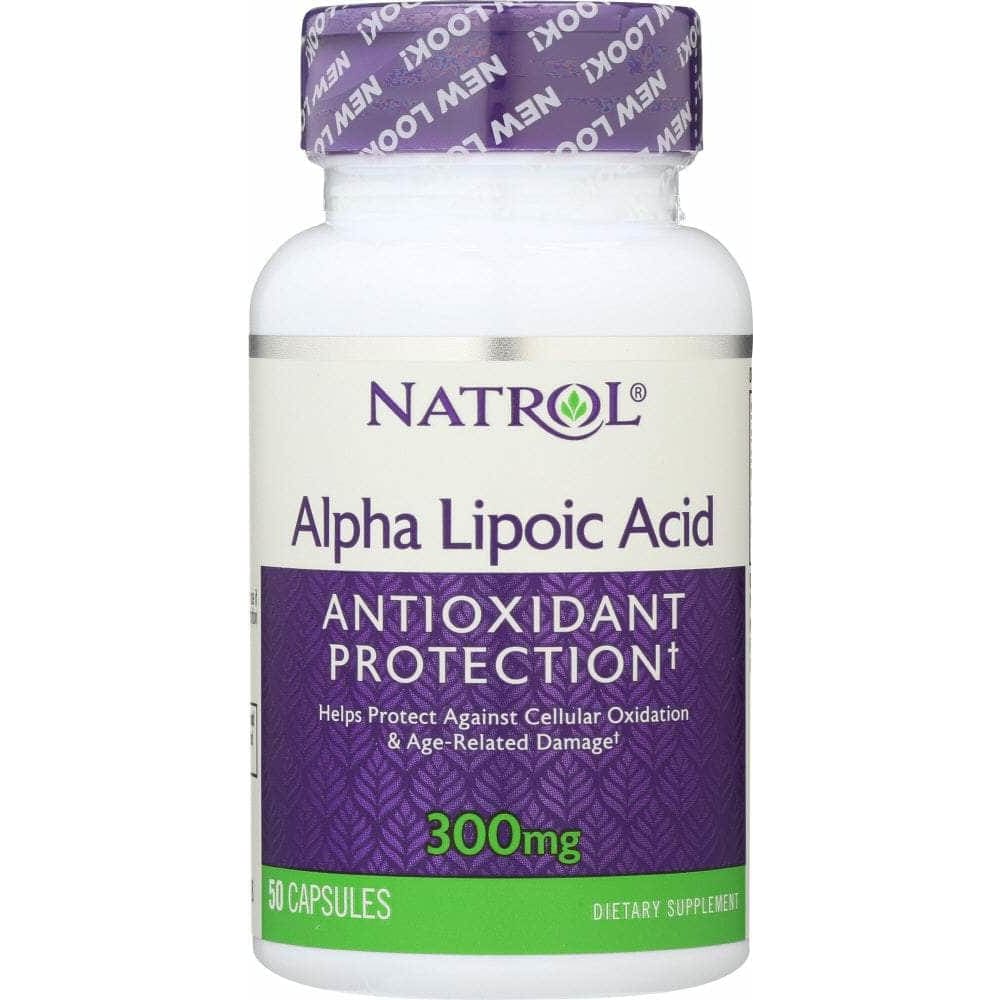 Natrol Natrol Alpha Lipoic Acid 300 mg, 50 Capsules