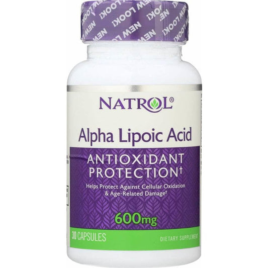 Natrol Natrol Alpha Lipoic Acid 600 mg, 30 Capsules