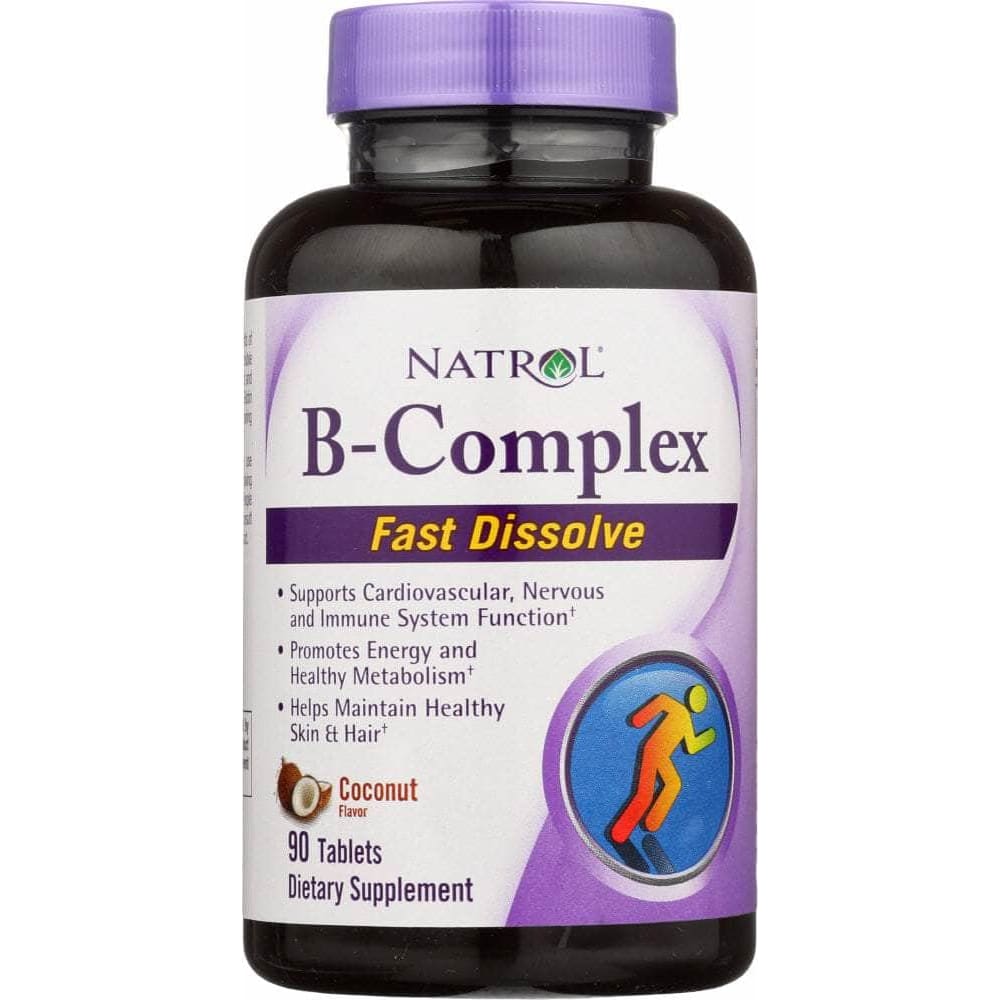 Natrol Natrol B-Complex Fast Dissolve Coconut Flavor, 90 Tablets