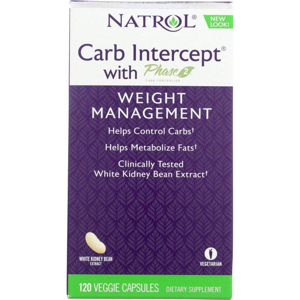 Natrol Natrol Carb Intercept with Phase 2 Carb Controller, 120 cp