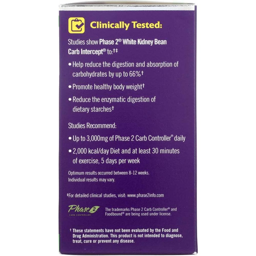 Natrol Natrol Carb Intercept with Phase 2 Carb Controller, 120 cp