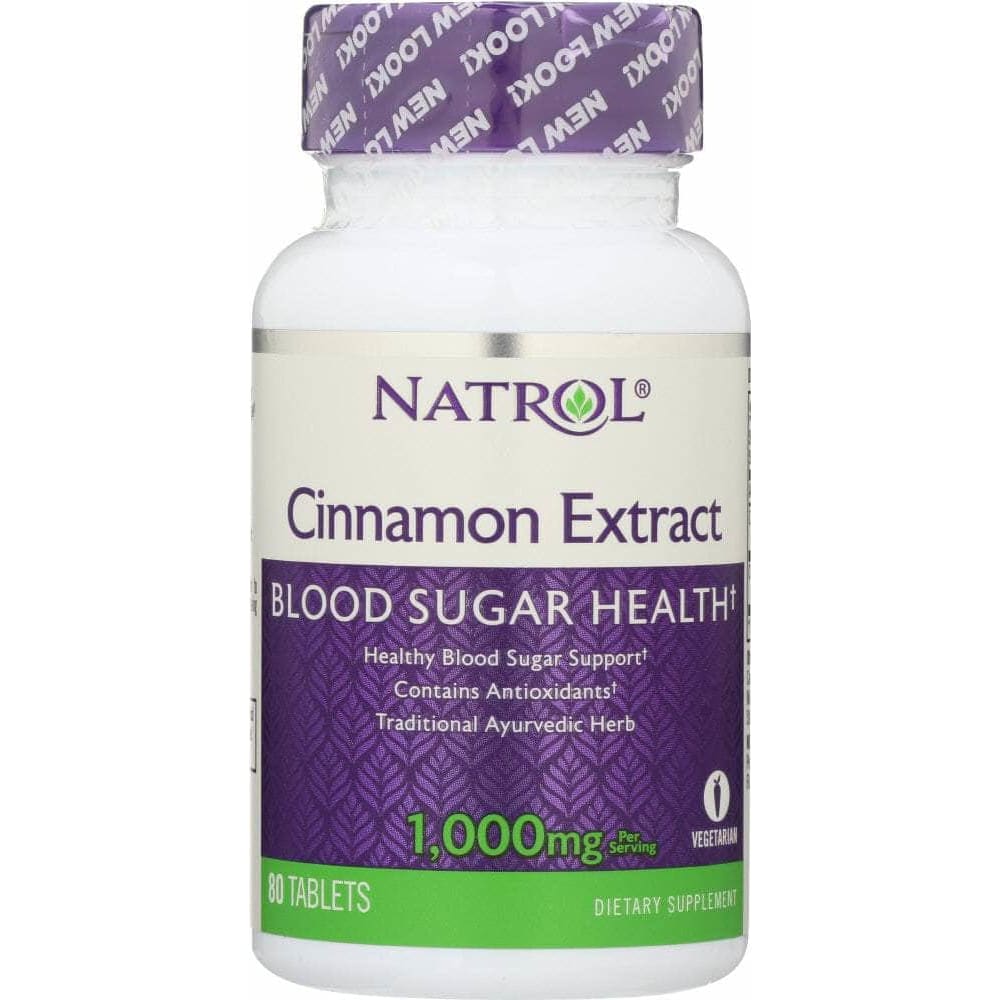 Natrol Natrol Cinnamon Extract 1000 mg, 80 Tablets