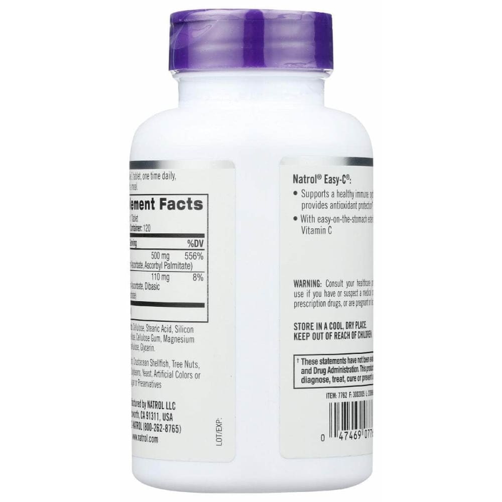 NATROL Natrol Immune Vitamin C 500Mg, 120 Tb