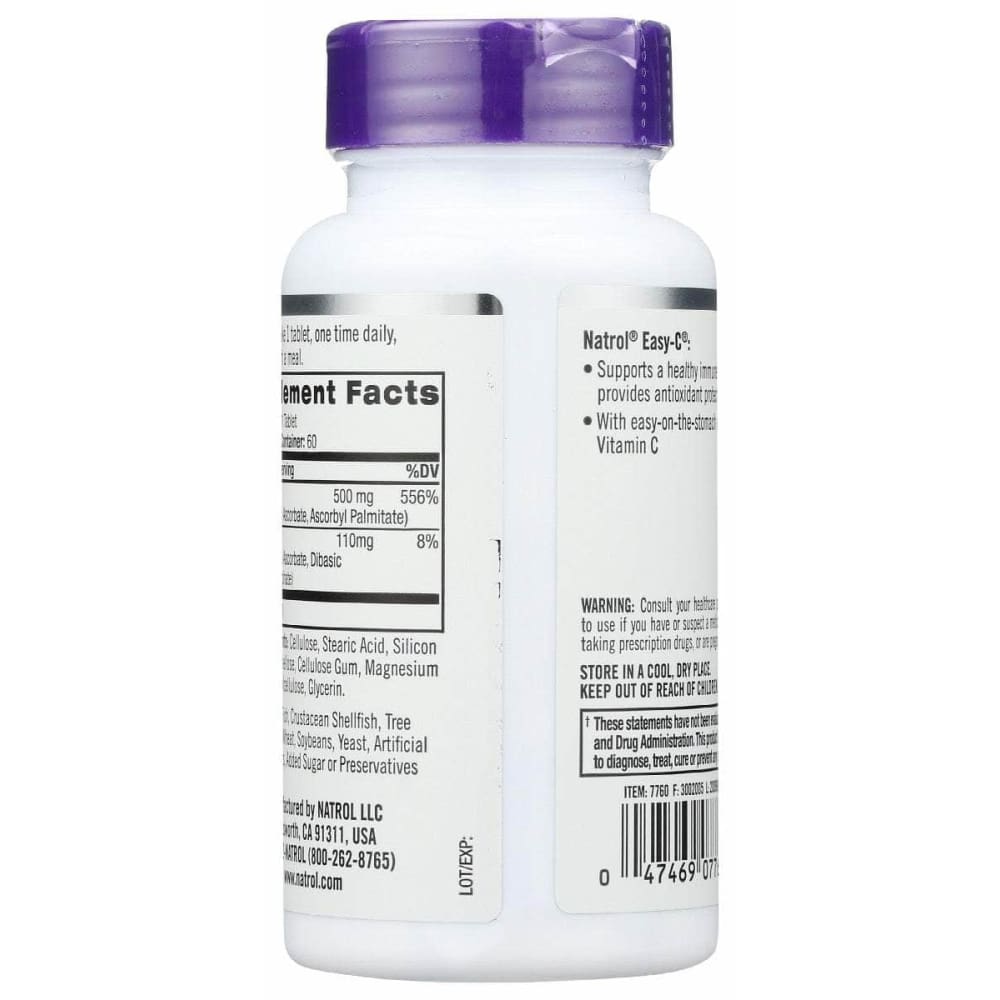 NATROL Natrol Immune Vitamin C 500Mg, 60 Tb