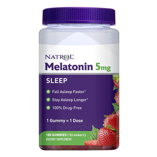 Natrol Melatonin 5 mg. 180 Gummies - Sleep Aids - Natrol