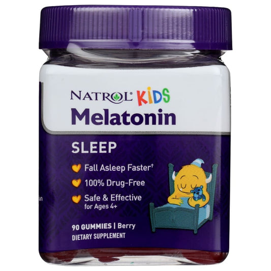 NATROL: Melatonin Kids Gummies Berry 90 pc (Pack of 2) - Health > Natural Remedies - NATROL
