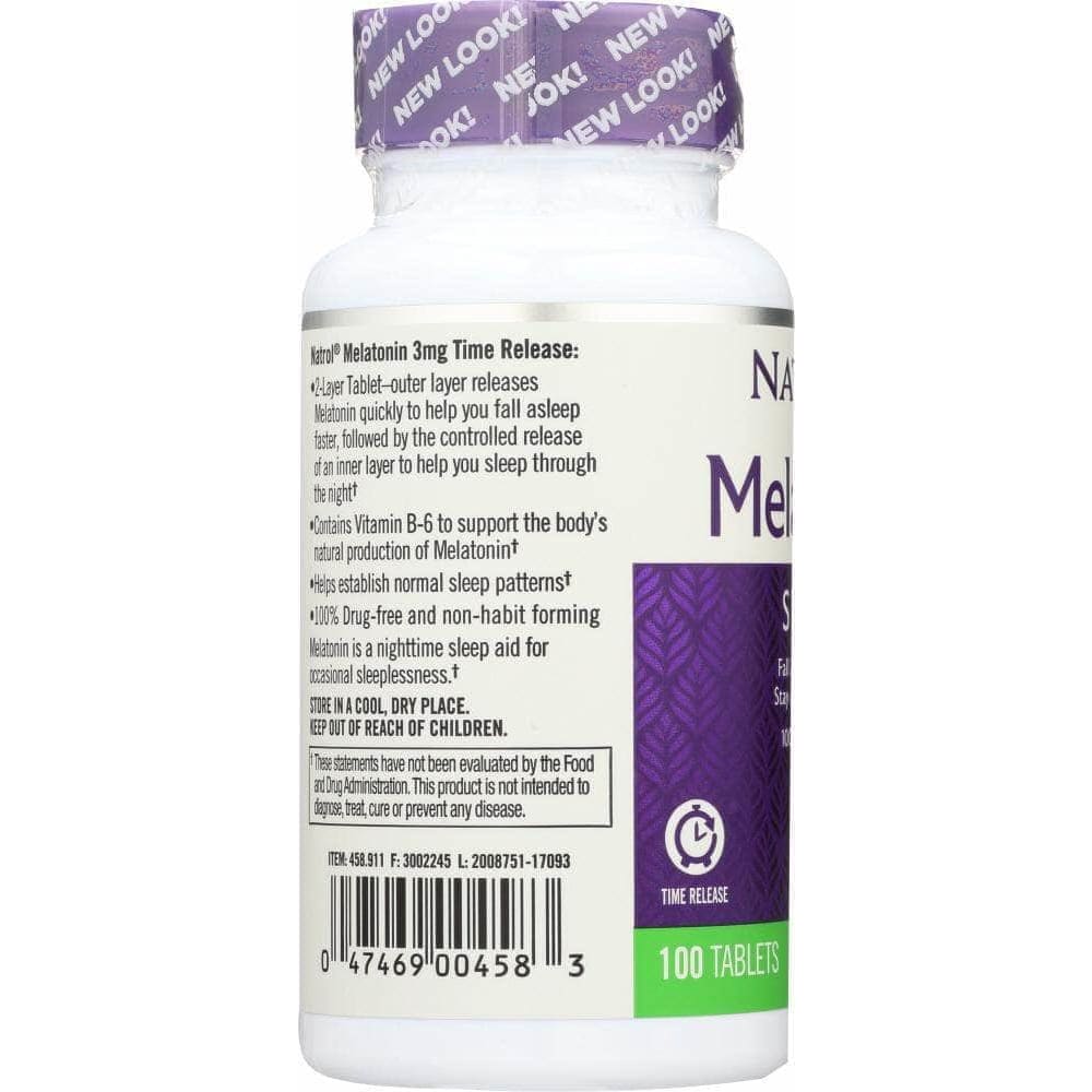 Natrol Natrol Melatonin TR Time Release 3 mg, 100 Tablets