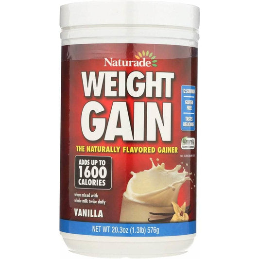 Naturade Naturade Weight Gain Instant Nutrition Drink Mix Vanilla, 20.3 oz
