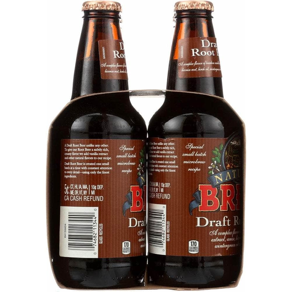 NATURAL BREW Natural Brew Draft Root Beer 4 Pack, 48 Oz