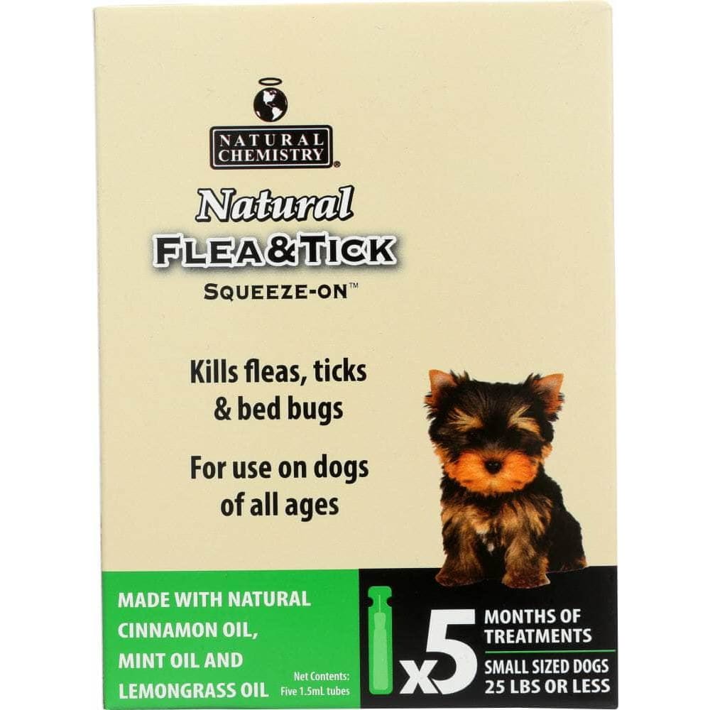 NATURAL CHEMISTRY Natural Chemistry Natural Flea & Tick Squeeze-On For Small Dogs, 7.5 Ml