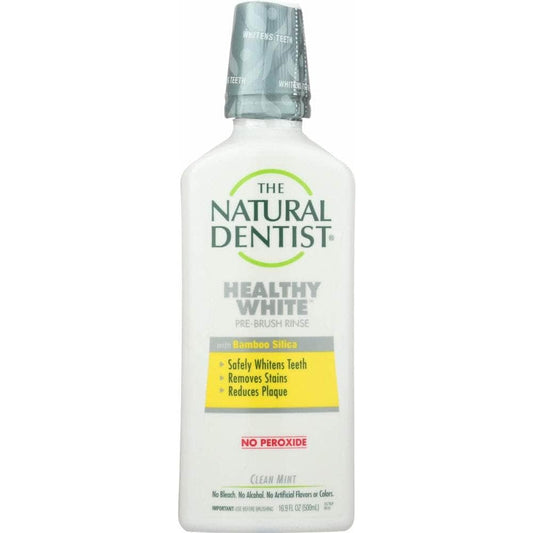 THE NATURAL DENTIST Natural Dentist Mouthrinse Pre Brush White, 16.9 Oz