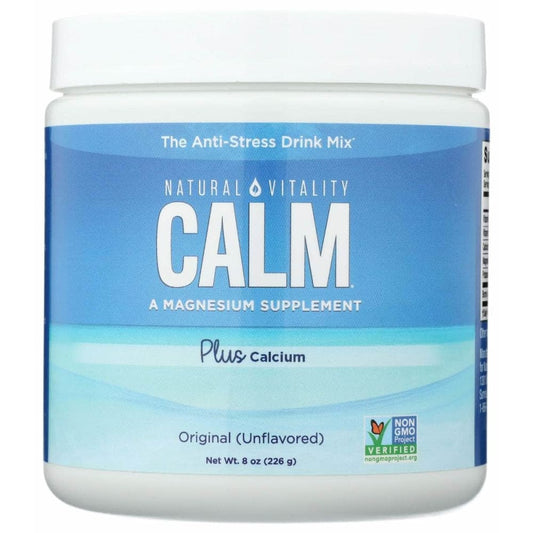 NATURAL VITALITY Natural Vitality Calm Calcium Plain, 8 Oz