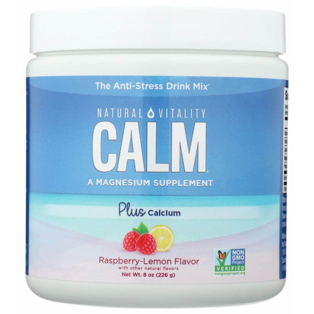 NATURAL VITALITY Natural Vitality Calm Calcium Rspbry Lemon, 8 Oz