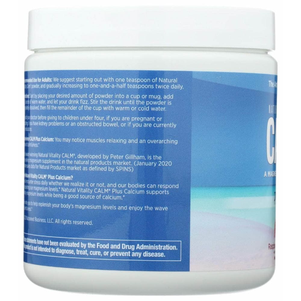 NATURAL VITALITY Natural Vitality Calm Calcium Rspbry Lemon, 8 Oz