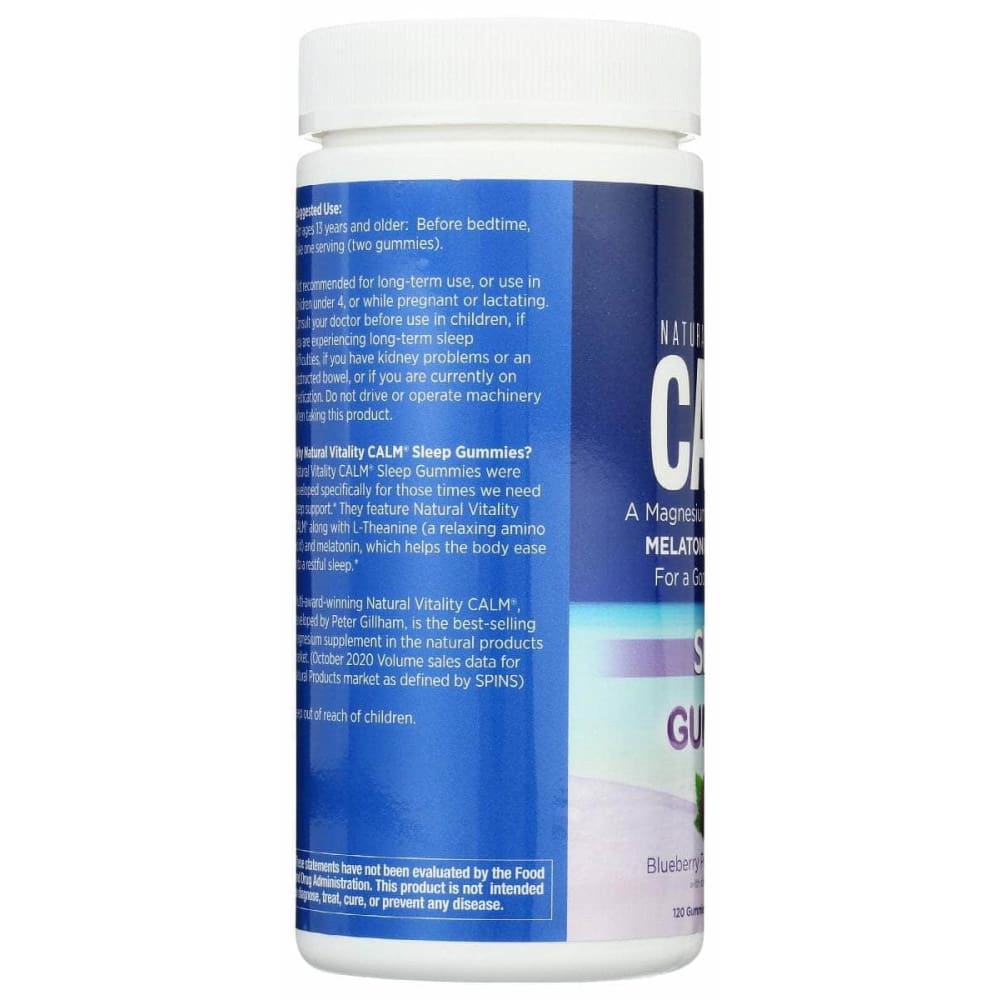 NATURAL VITALITY Natural Vitality Calm Sleep Gummies, 120 Pc