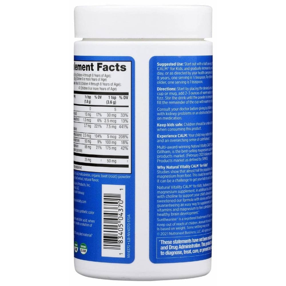 NATURAL VITALITY Natural Vitality Kids Calm Powder, 6 Oz