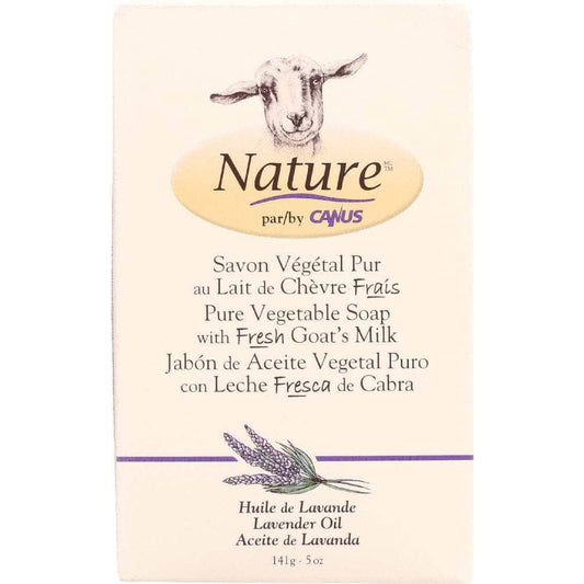 NATURE BY CANUS Nature By Canus Pure Vegetable Soap With Fresh Goat'S Milk Lavender, 5 Oz