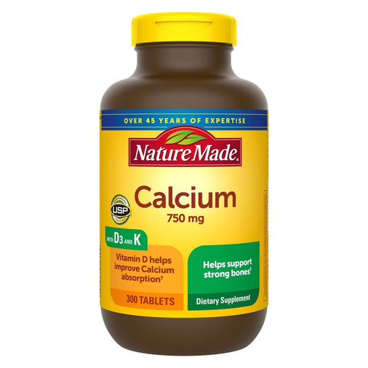 Nature Made 750mg Calcium Tablets 300 ct. - Nature Made