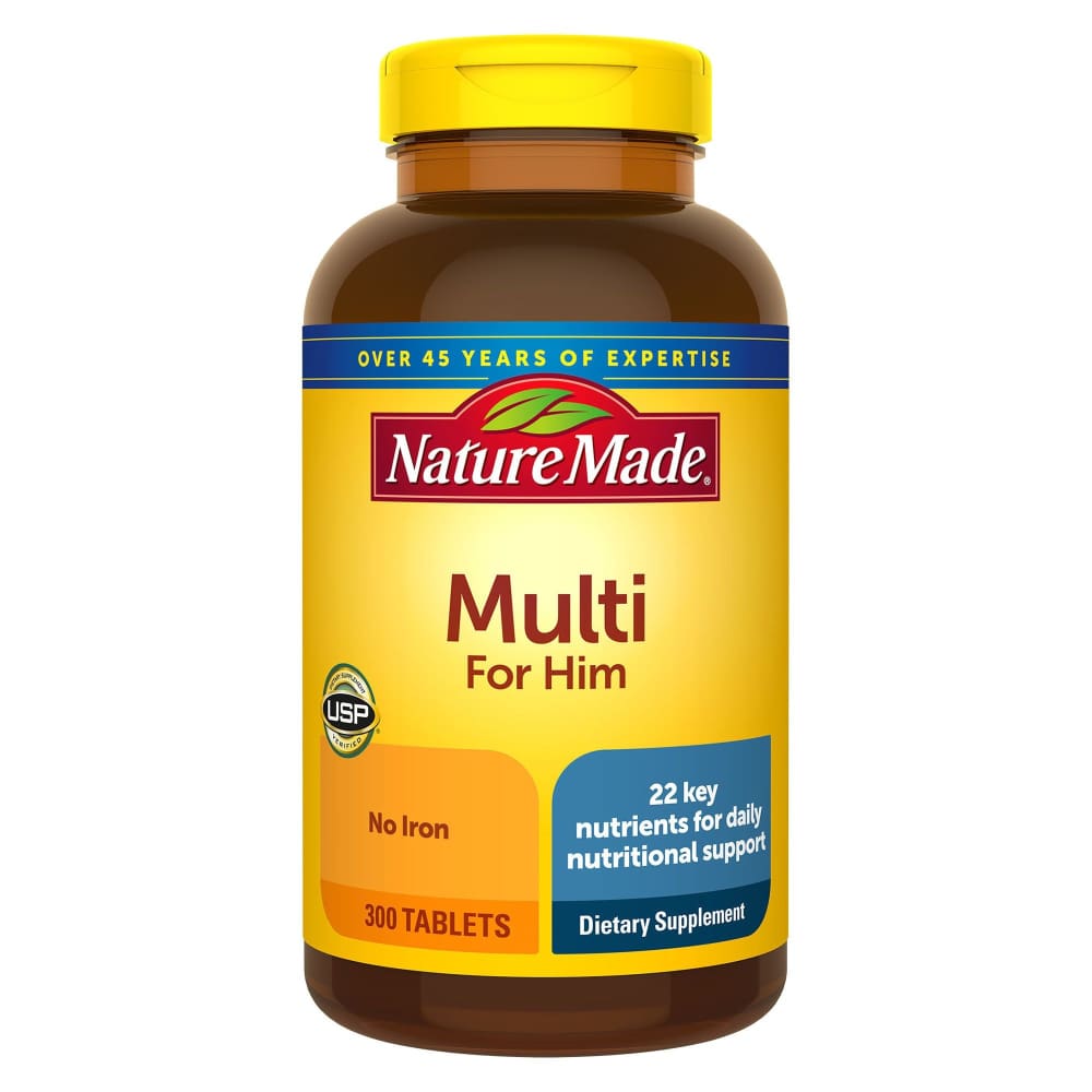 Nature Made Multivitamin For Him Tablets 300 ct. - Nature Made