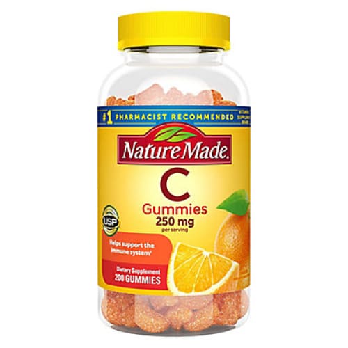 Nature Made Vitamin C Gummies 250 mg 200 ct. - Home/Health & Wellness/Vitamins & Supplements/Vitamins A-Z/ - Nature Made