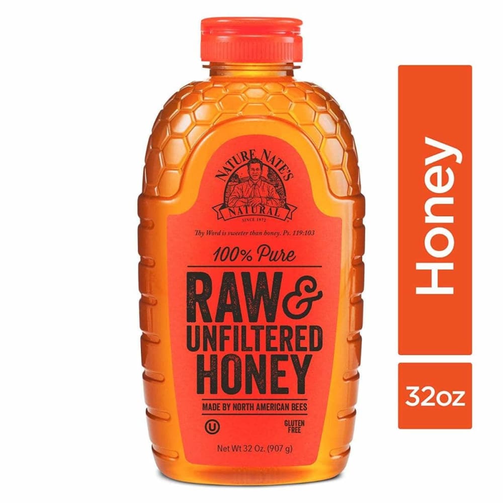 Nature Nates Nature Nates 100% Pure Raw & Unfiltered Honey, 32 oz