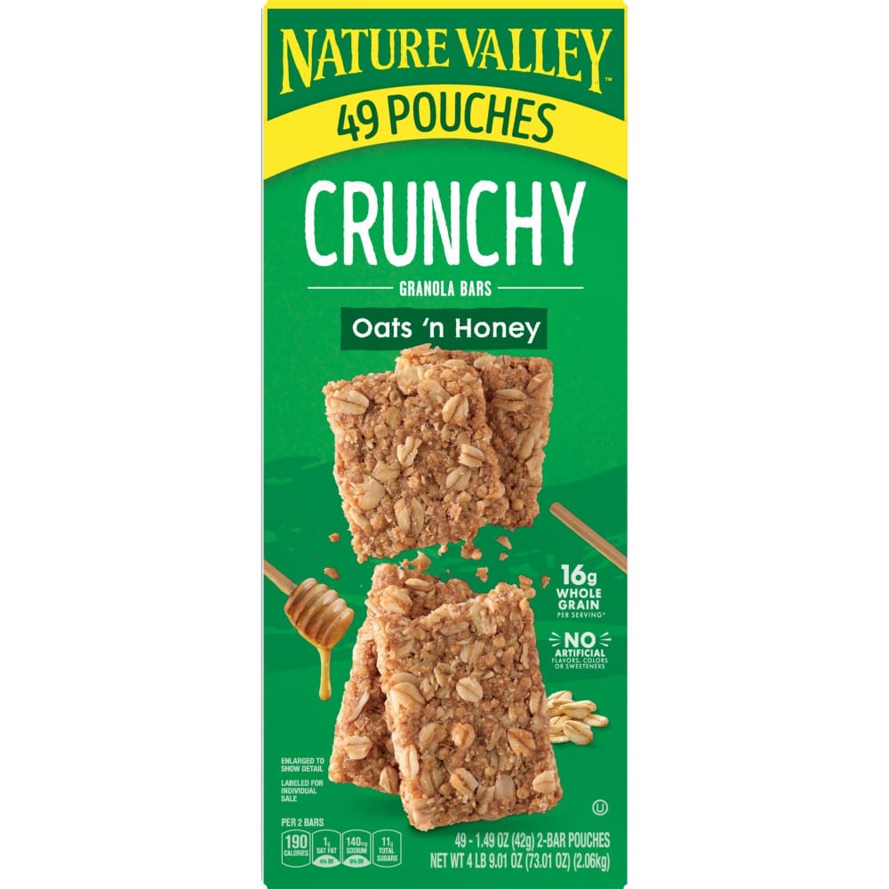 Nature Valley Oats ’n Honey Crunchy Granola Bars 2 pk./49 ct. - Nature Valley