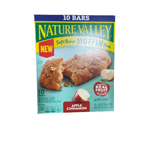 Nature Valley Nature Valley Soft-Baked Muffin Bars Apple Cinnamon, 12.4 oz, 10 ct