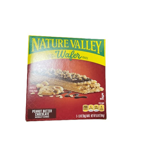 Nature Valley Nature Valley Wafer Bars, Peanut Butter Chocolate, 1.3 oz, 5 ct