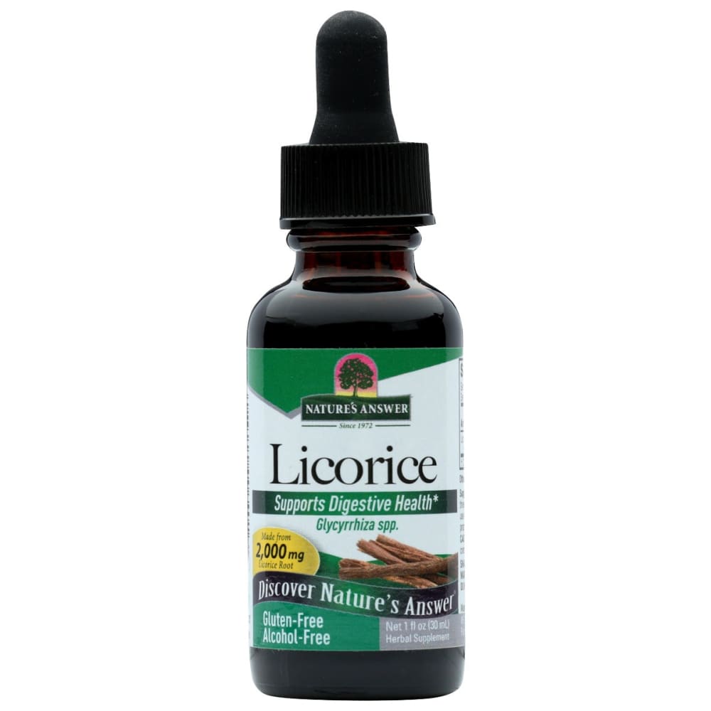 NATURES ANSWER: Afs Licorice Root 1 oz (Pack of 3) - Vitamins & Supplements > Miscellaneous Supplements - NATURES ANSWER